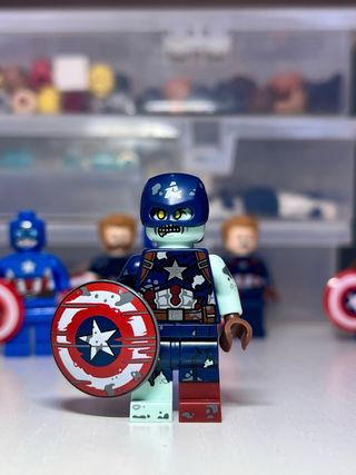 Lego Capitán América Zombi