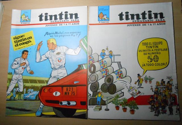 Lote di riviste Tintin Semanario