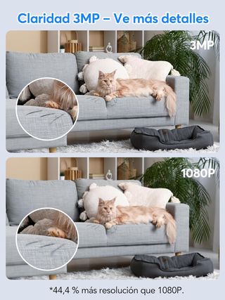 Cámara Vigilancia WiFi Interior 2K 3MP