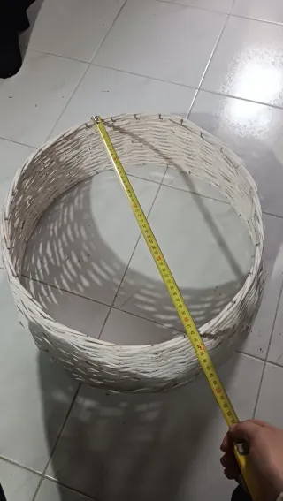 Base para árbol de Navidad de mimbre