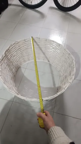 Base para árbol de Navidad de mimbre