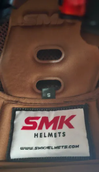 Casco SMK Retro Ranko GL574 Azul/Amarillo