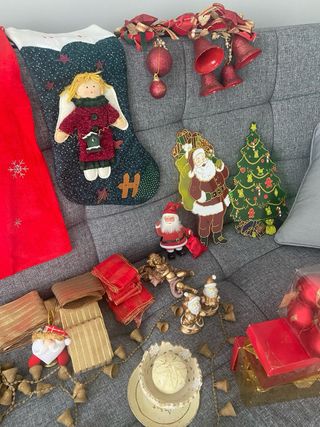 Lote Navidad: Falda árbol y saco