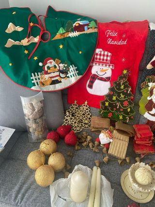 Lote Navidad: Falda árbol y saco