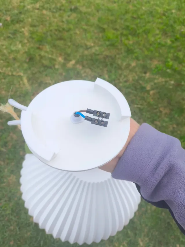 Lámpara colgante Iberic Deco blanca