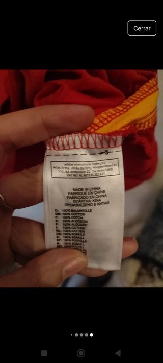 Camiseta España 2008 Adidas David Villa Vintage