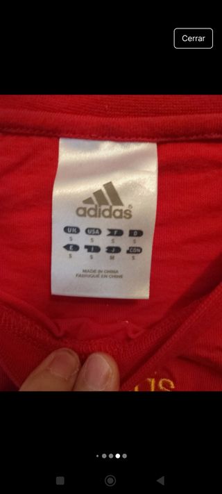 Camiseta España 2008 Adidas David Villa Vintage