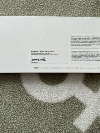 Correa Apple Watch Solo Loop Lavanda