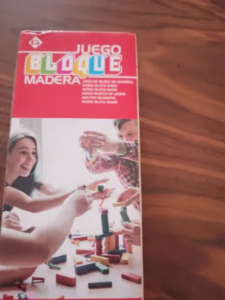 Juego Bloques Madera Educativo