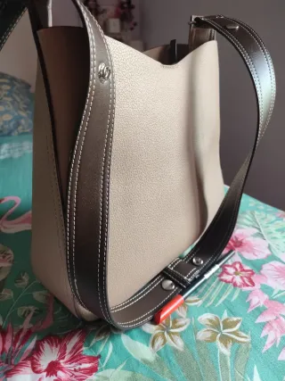Bolso Parfois Beige y Marrón