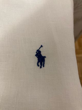 Camisa Lino Blanca Polo Ralph Lauren