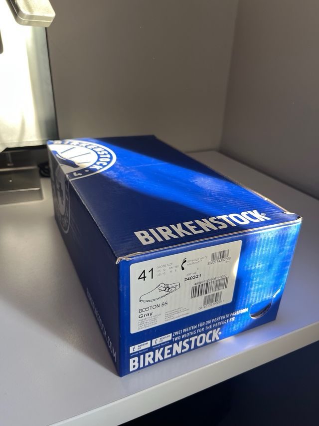 Birkenstock Boston BS Gris Talla 41