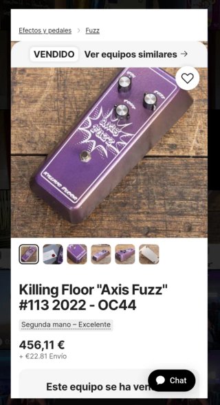 Killing Floor Axis Fuzz 2022 OC44 NOS!! Boutique