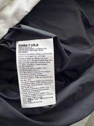 Chaqueta Bimba y Lola Blanca Talla XL