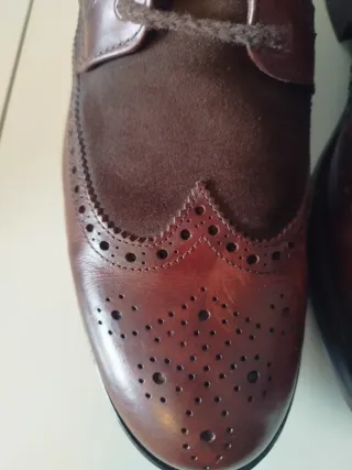 Botín Blucher Hombre Marrón