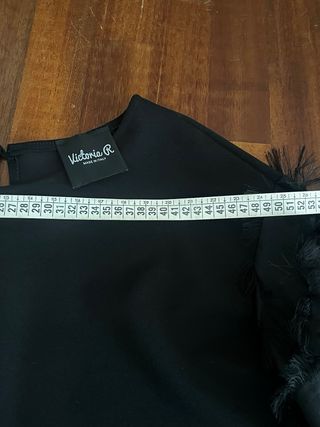 Mini abito nero Victoria taglia unica