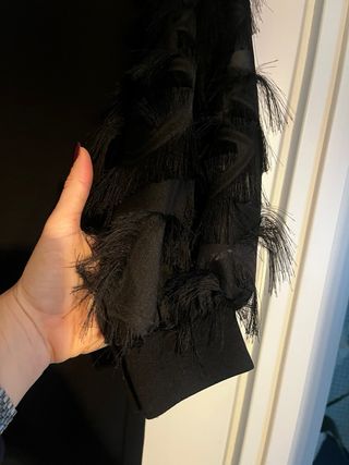 Mini abito nero Victoria taglia unica