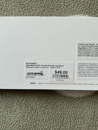 Correa Apple Watch Azul