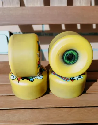 Ruedas Seismic Cry Baby 60mm 80A + Rodamientos