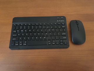 Teclado y ratón Bluetooth + funda iPad