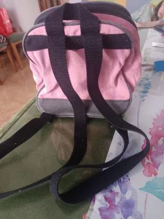 Mochila Minnie Mouse Rosa y Gris