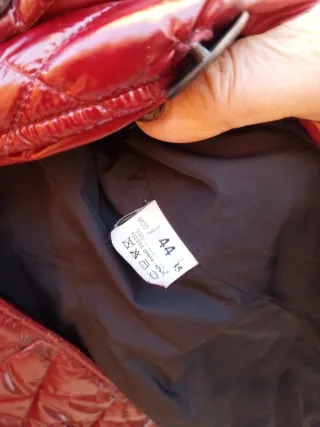 Piumino rosso bordeaux trapuntato