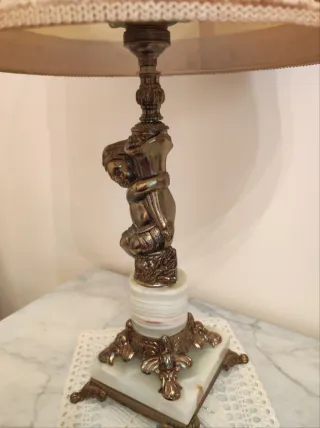 Lámparas Vintage Beige y Marrón