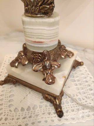 Lámparas Vintage Beige y Marrón