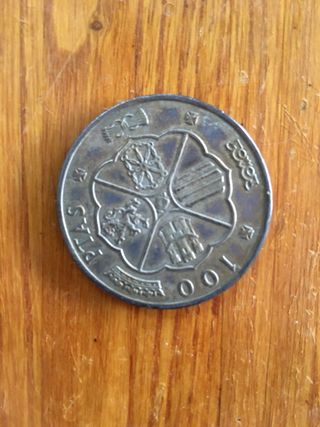 Moneda 100 Pesetas 1966.