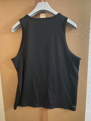 Camiseta tirantes Domyos Negra Talla XL