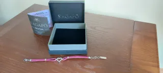 Bracciale S'Agapo Cuore con Zirconi Rosa
