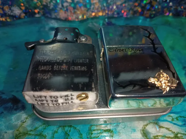 Zippo Argento Rosa Oro di alta qualità