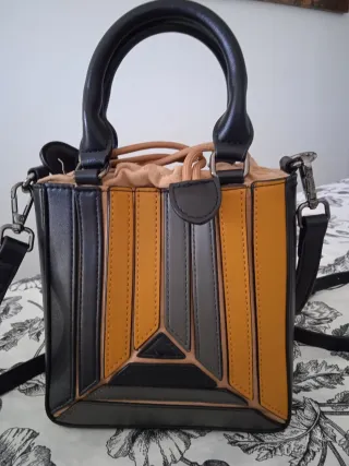 Bolso Martina Klein negro y multicolor