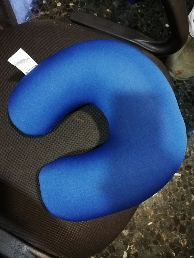 Cojín cervical Natura azul