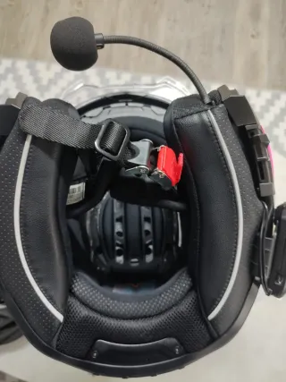 Casco HJC IS 100 Negro y Rosa modular. Talla S