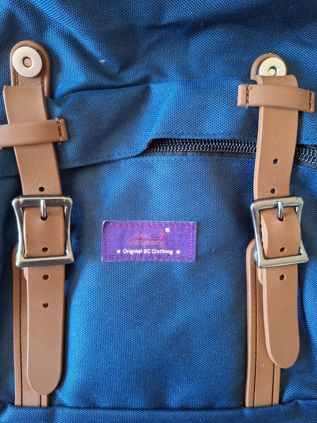 Zaino Best Company blu interno tartan