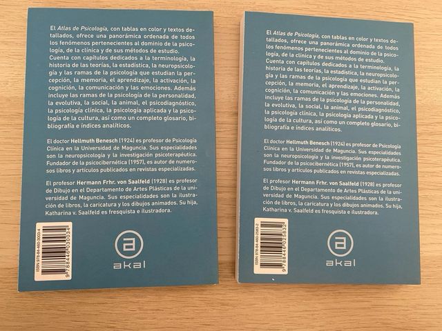 Atlas de Psicología vol. 1 y 2(Spanish Edition)