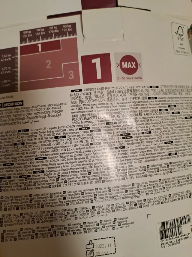 Pelota Yoga/Gimnasia NYAMBA