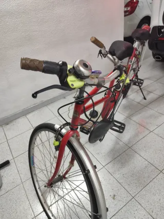 Bicicleta Tándem Bianchi Roja