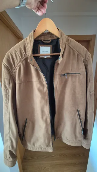 Chaqueta Jack & Jones ante marrón