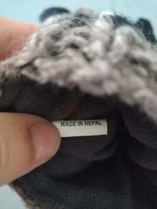 Guantes 2 en 1 sin dedos y manoplas lana