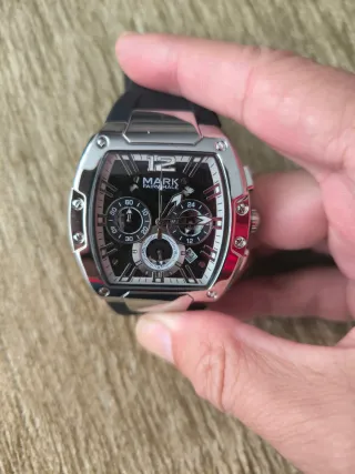 Reloj MARK FAIRWHALE Negro y Plateado