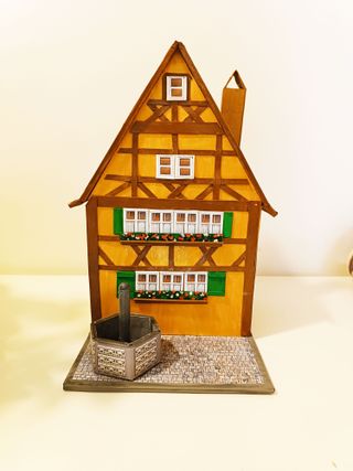Diorama Casa Plönlein hecho a mano Casa histórica
