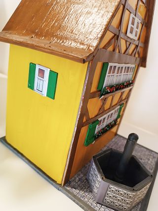 Diorama Casa Plönlein hecho a mano Casa histórica