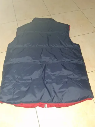Chaleco reversible rojo doble cara