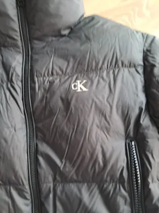 Cazadora Calvin Klein Negra Chica Talla XS