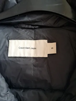 Cazadora Calvin Klein Negra Chica Talla XS
