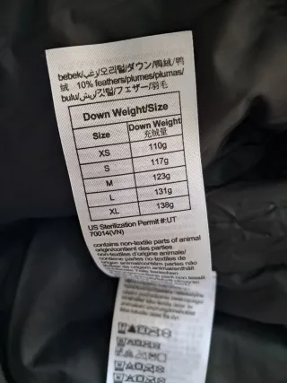 Cazadora Calvin Klein Negra Chica Talla XS