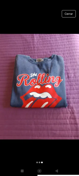 Sudadera Rolling Stones niña