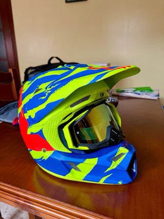 Casco Fox Gafas 100%